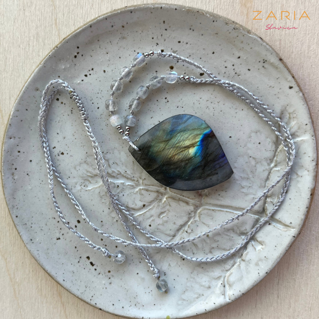 Necklace LABRADORITE