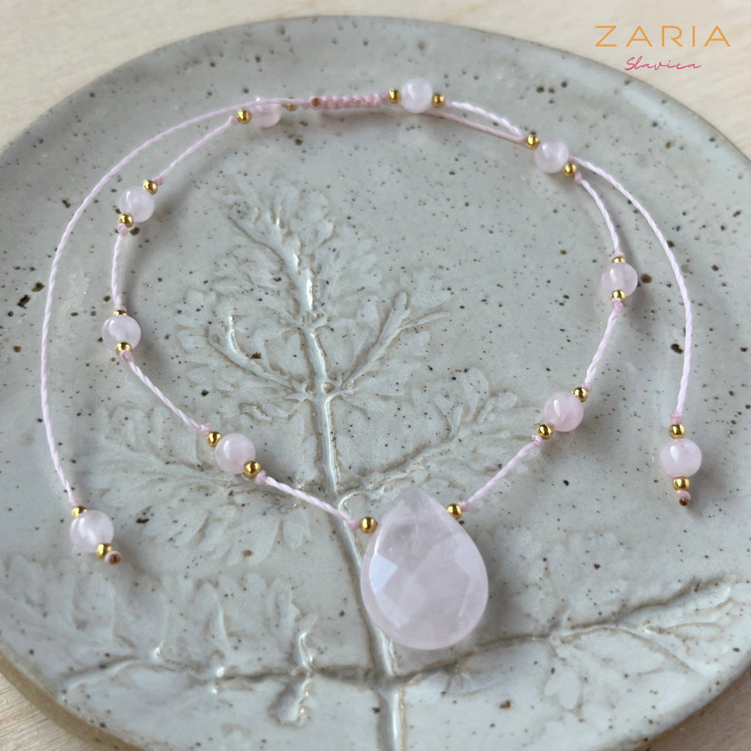 Anklet ROSE QUARTZ