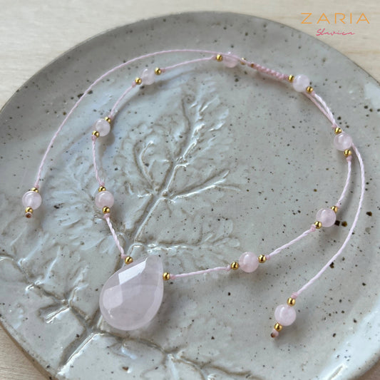 Anklet ROSE QUARTZ