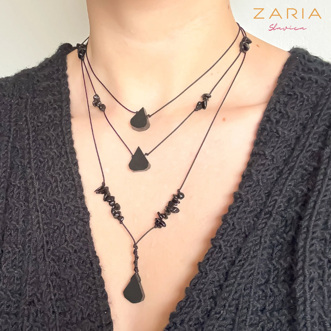 Necklace BLACK TOURMALINE