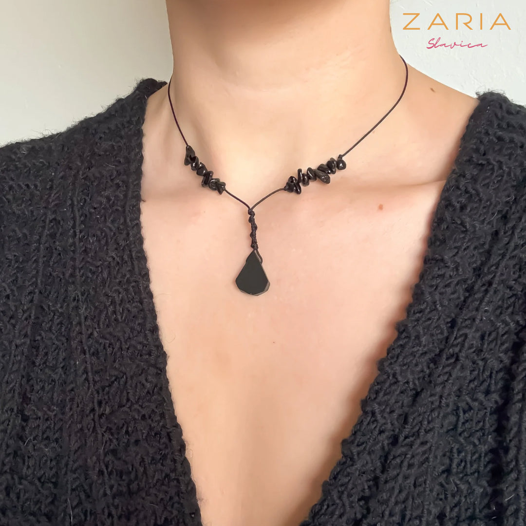 Necklace BLACK TOURMALINE