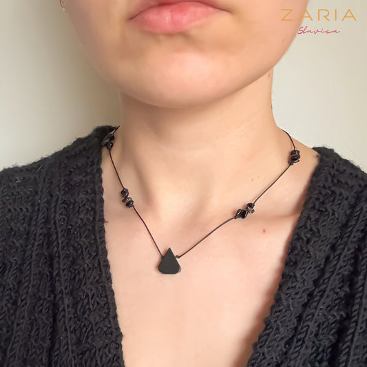 Necklace BLACK TOURMALINE